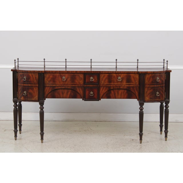 Age: Approx: 15 Years Old Details: Brass Gallery Top High Quality Construction Large Impressive Cabinet Nice Inlay Work...
