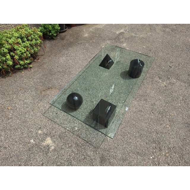 Metafora Coffee Table in Black Marquinia Marble by Massimo and Lella Vignelli for Casigliani, 1980s For Sale - Image 11 of 17