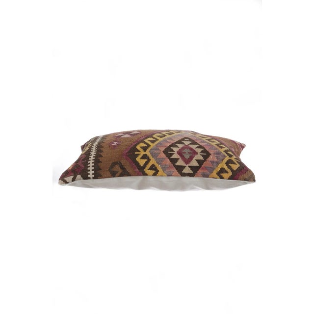 Decorative pillow cover made from vintage handwovenTurkish kilim pieces. Backed with good quality cotton fabric. Pillow...
