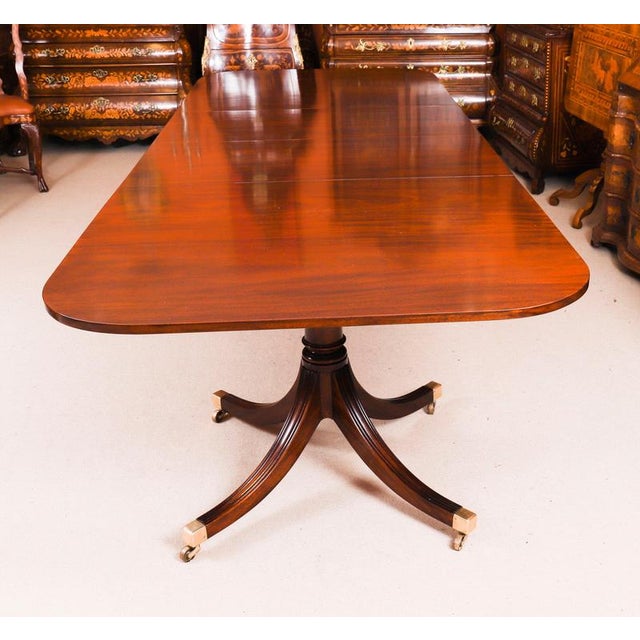 1980s Vintage Regency Revival Dining Table by William Tillman, 1980s For Sale - Image 5 of 17