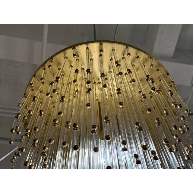 2010s John Rosselli for Visual Comfort Signature Collection Mia Chandelier For Sale - Image 5 of 12