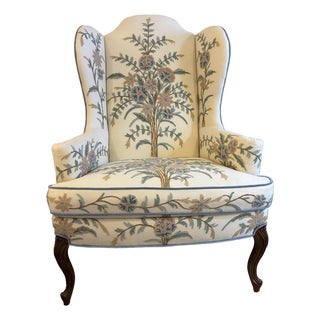 18th Century Style Wing Chair For Sale