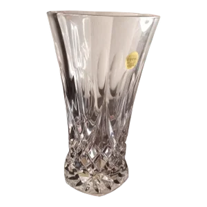 Capri Crystal Italy Clear Crystal Vase