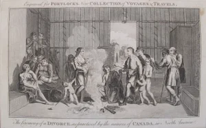 1780s British Copperplate, Ceremony of Divorce