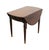 BRANDT FURNITURE Banded Mahogany Traditional Style 36" Drop Leaf Pembroke Accent End Table 78-906 24.25" High Leaves Down:...