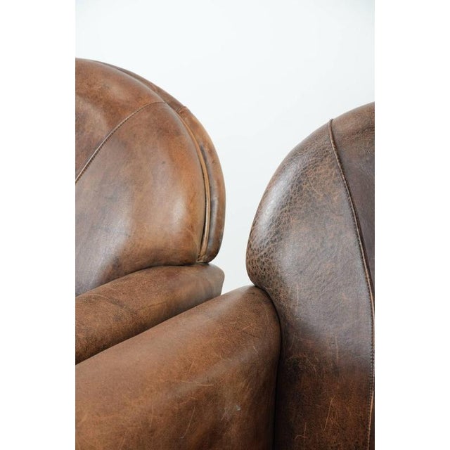 Vintage Sheepskin Armchairs, Set of 2 For Sale - Image 12 of 18