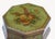 A very beautiful and rare 19th century painted and gilt English work box on pedestal. The green color is quite rare and...