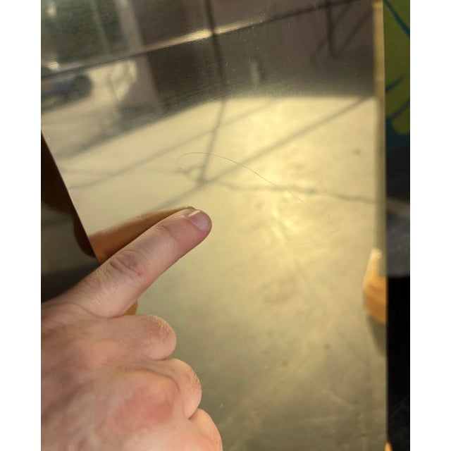 Postmodern Postmod Oak and Brass Pedestal Pair For Sale - Image 3 of 6