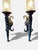 1950s French Brutalist Wrought Iron Wall Sconces, 1950, Set of 2 For Sale - Image 5 of 9