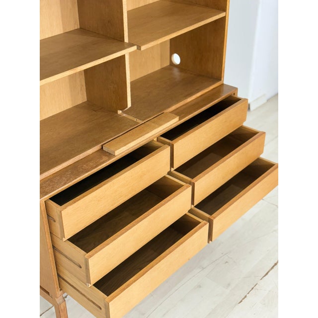 Mid-Century MTP Bookcase in Oak by Marianne Richter for Ikea For Sale - Image 5 of 9