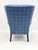 Parker Knoll 1960s Blue Plaid Parker Knoll Wing Armchair For Sale - Image 4 of 5