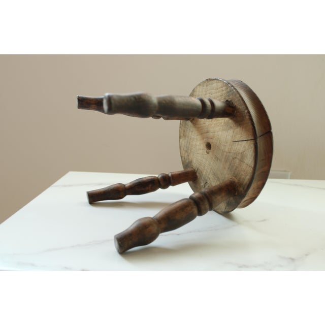 Late 19th Century 19th Century English Carved Hardwood Footstool For Sale - Image 5 of 6