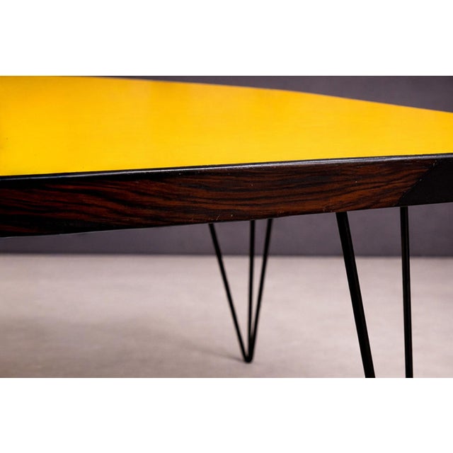 Table in Hardwood & Iron, Unknown 1950s For Sale - Image 9 of 9