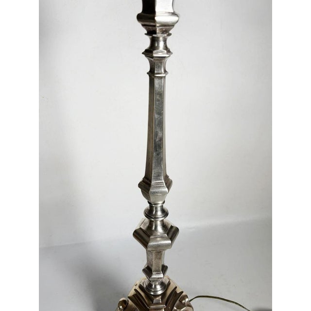 1970s Metal Candelabra Lamp, France, 1970s For Sale - Image 5 of 10