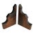 Vintage Solid Wood Shelf Brackets - a Pair For Sale