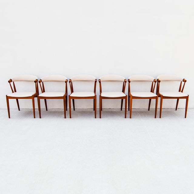 Restored 1960s Danish Modern Dining Chairs by Johannes Andersen, Model Ba 113 For Sale - Image 16 of 16