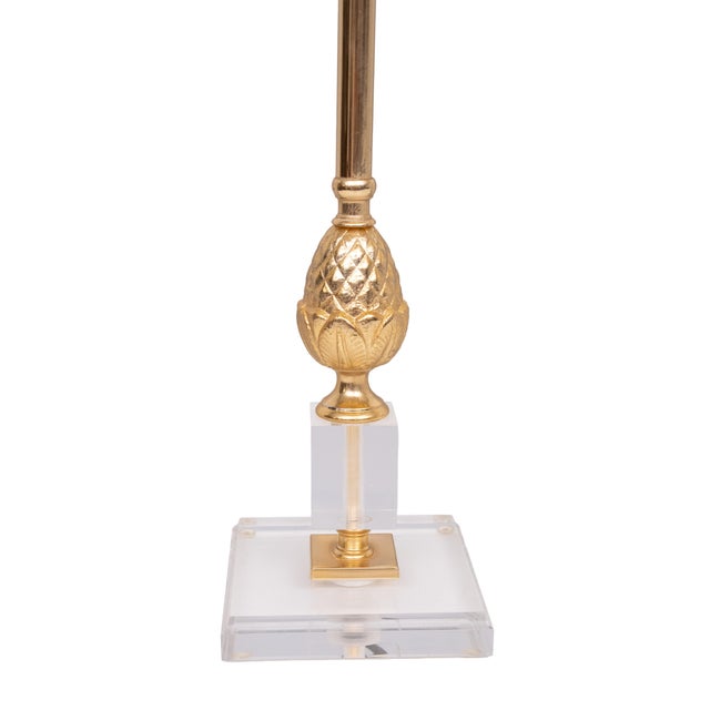Hollywood Regency Pineapple Table Lamps, Denmark, 1970s, Set of 2 For Sale - Image 4 of 9