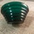 Art Deco Aqua Blenko Step Bowl For Sale - Image 3 of 5
