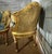 Louis XV Style Bergere Wing Chair Set With Gold Leaf Details For Sale In Miami - Image 6 of 9