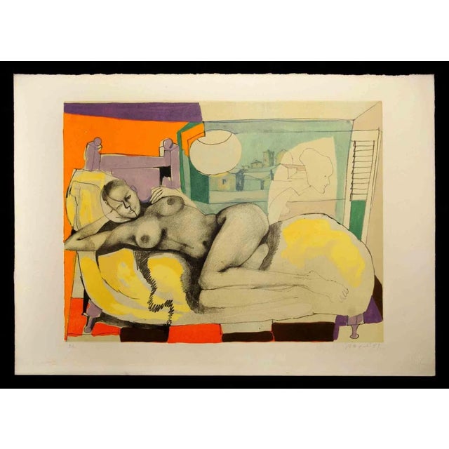 Ugo Attardi, Untitled, Lithograph, 1985 For Sale