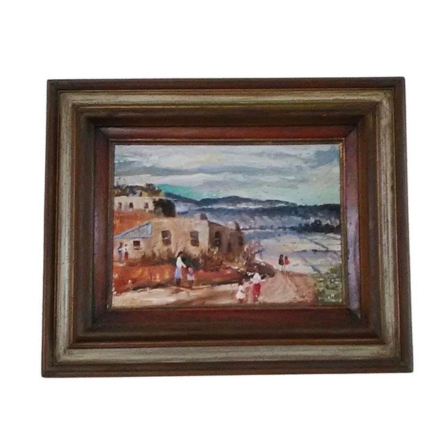 1970s Original Oil Landscape Painting by Howard Bobbs, Signed, 18” X 22” For Sale In Chicago - Image 6 of 6