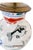 Vintage Chinese Hand-Painted Ceramic Chinoiserie Table Lamp With Brass Mounts For Sale In Naples, FL - Image 6 of 7