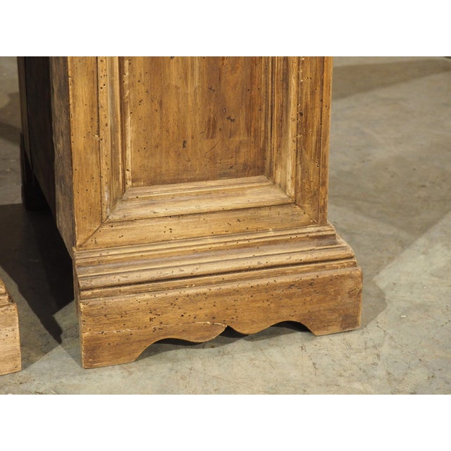 Pair of 19th Century Tuscan Walnut Nightstands For Sale - Image 11 of 18