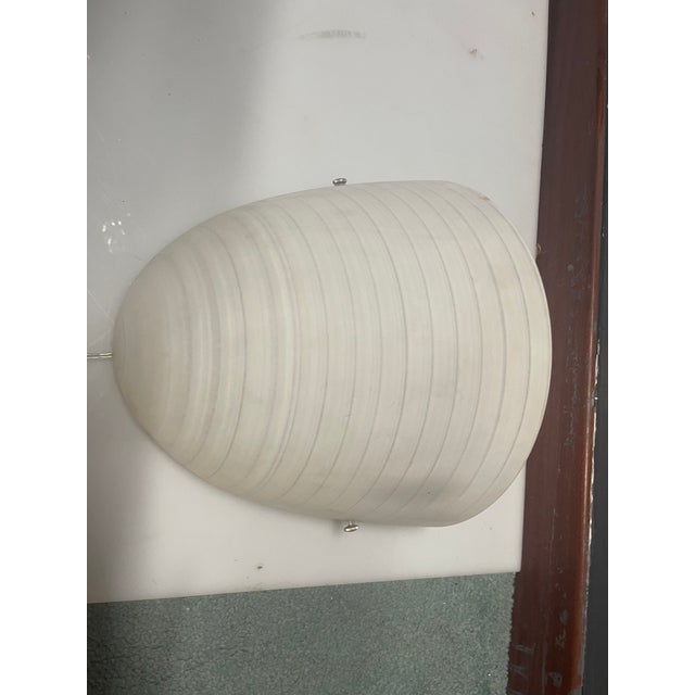 White Large Murano Glass Sconces by Zonca, Italy, 1980s, Set of 2 For Sale - Image 8 of 10