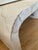 1970s Waterfall Style Folding Swivel Goatskin Mosaic Coffee Table Manner of Karl Springer For Sale - Image 12 of 12