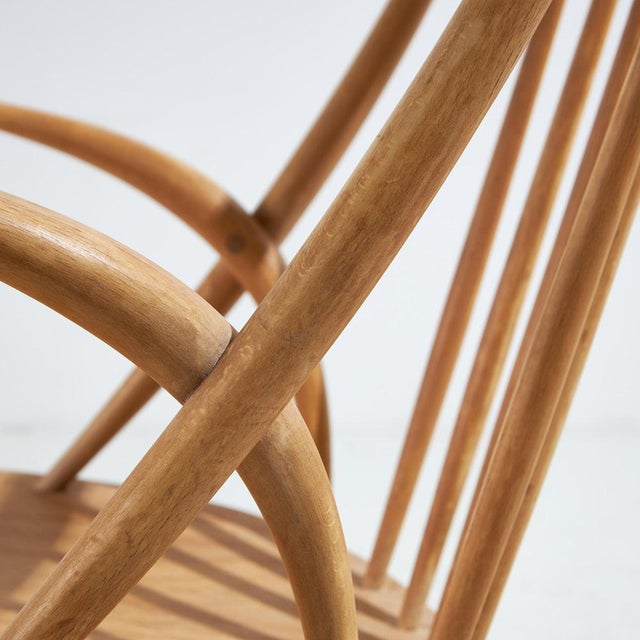 Beech IW3 Rocking Chair by Illum Wikkelsø for Niels Eilersen, 1960s For Sale - Image 10 of 18