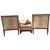 Wood Vintage Thomasville Collection, Armchairs, Ottoman & End Table. For Sale - Image 7 of 12