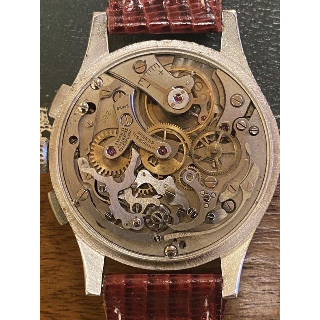 Vintage Universal Aero-Compax Watch, 1950s For Sale - Image 6 of 18