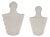 Ribbed Metal Wall Pocket (Set of 2) For Sale