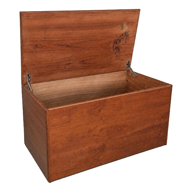 Mid-Century Teak Storage Blanket Box Chest on Castors, 1960s For Sale
