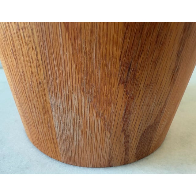 Vintage Mid Century Oak Ice Bucket Made by Vermillion For Sale - Image 11 of 11