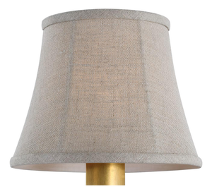 Visual Comfort Signature 6" Natural Linen Bell Empire Shade
