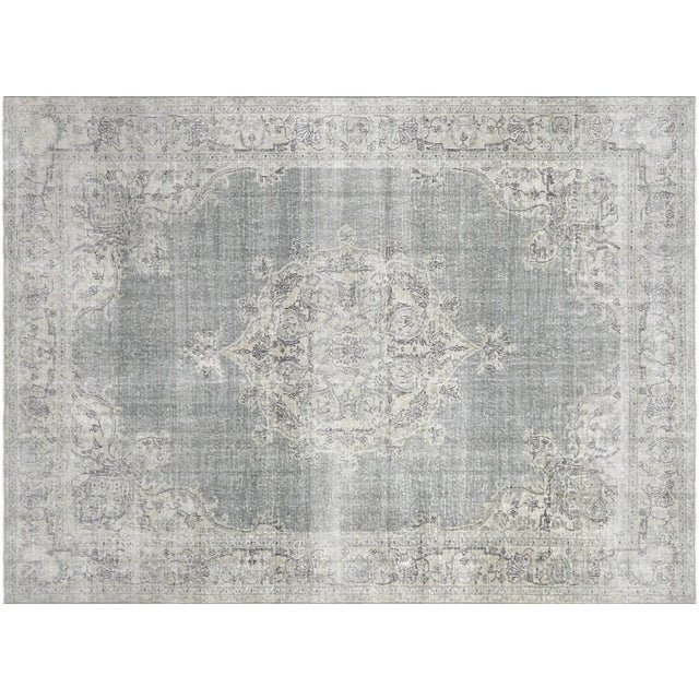 Textile 1960s Turkish Oushak Rug For Sale - Image 7 of 7
