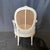 Louis XVI Painted & Caned Armchairs With New Upholstery -A Pair For Sale In Portland, ME - Image 6 of 12