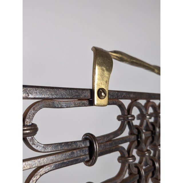 Bronze and Wrought Iron Spark Flask by David Marshall, 1970s For Sale - Image 13 of 16