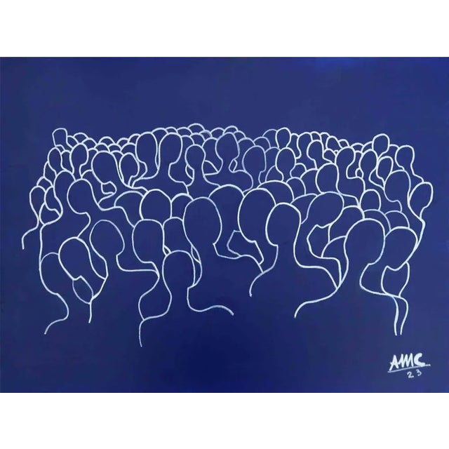 Lonely People is an enchanting painting by the Italian artist Anna Maria Caboni. This painting represents an intriguing...