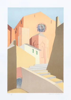 Clarence Holbrook Carter, Sienna, Serigraph