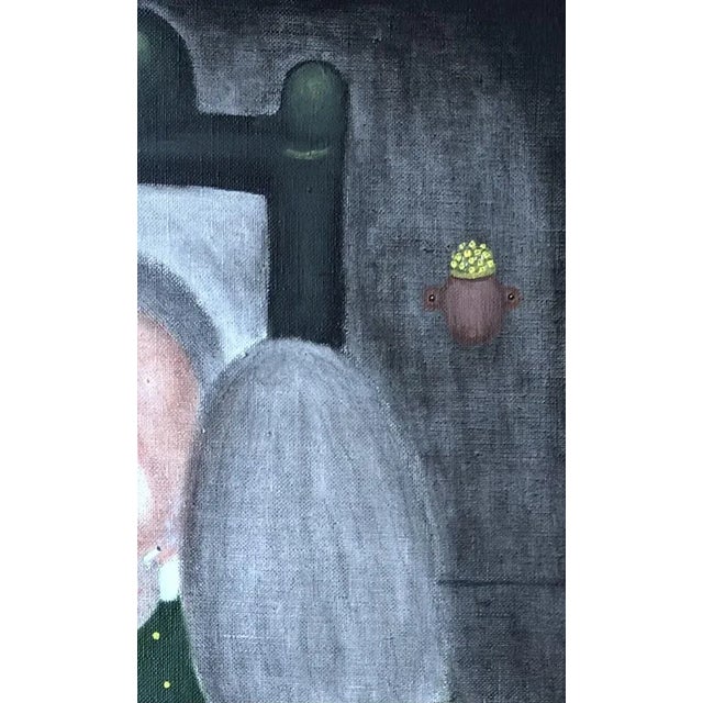 Zurab Kurchishvili, My Granny Polli, 1990, Oil on Canvas, Framed For Sale - Image 6 of 10