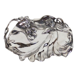 Art Nouveau Card Dish from WMF, 1890s For Sale