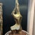 Richard Barr Cast Brass Brutalist Abstract Lamp With Shade for Laurel Lighting Co. For Sale - Image 10 of 12