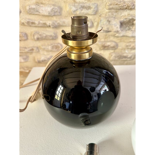 Table Lamp attributed to Jacques Adnet For Sale - Image 9 of 18