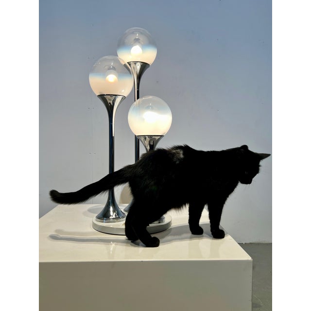 Space Age Table Lamp by Targetti Sankey, 1960s For Sale - Image 10 of 11