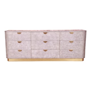 John Widdicomb Mid-Century Hollywood Regency Triple Dresser or Credenza, Circa 1970s For Sale