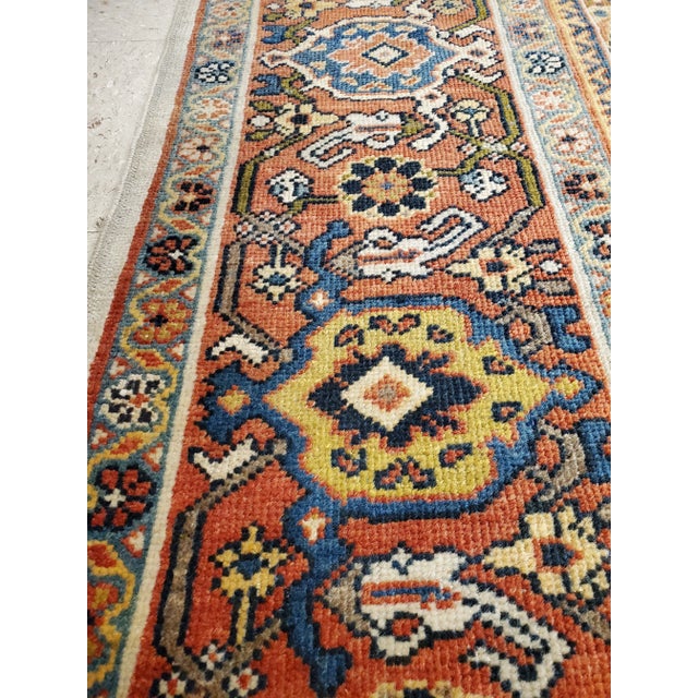 Antique Persian Sultanabad Rug 9 X 11'4 For Sale - Image 10 of 11