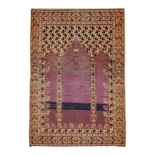 Galerie Shabab Collection Early 20th Century Turkish Sivas Throw Rug For Sale