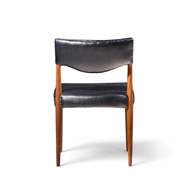 Brown Ejner Larsen & Aksel Bender-Madsen for Willy Beck Mid Century Danish Teak Dining Chairs - Set of 6 For Sale - Image 8 of 17